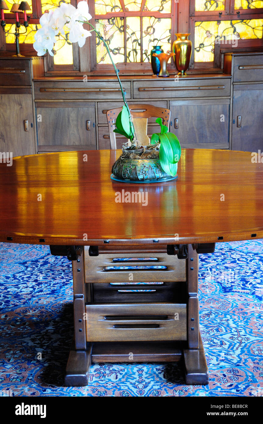 Dining room the gamble house pasadena hi-res stock photography and ...