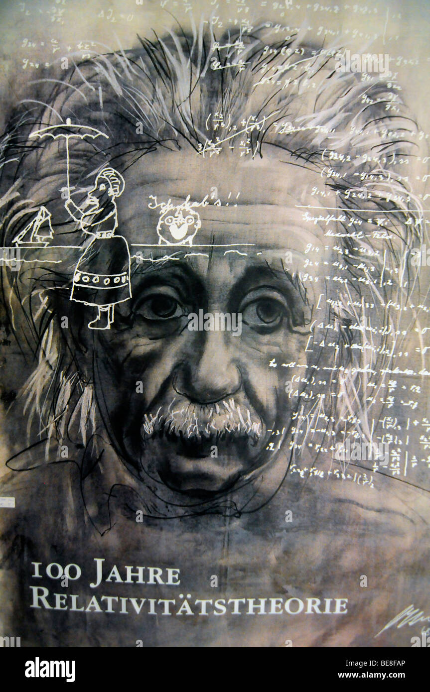 Interior of the Einstein house in Bern, Switzerland, where the famous