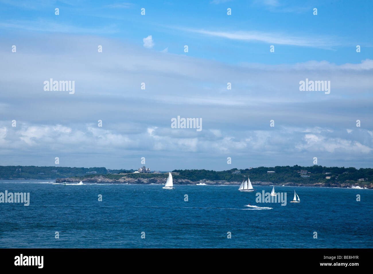 Sailing on Narragansett Bay in Newport, Rhode Island Stock Photo Alamy