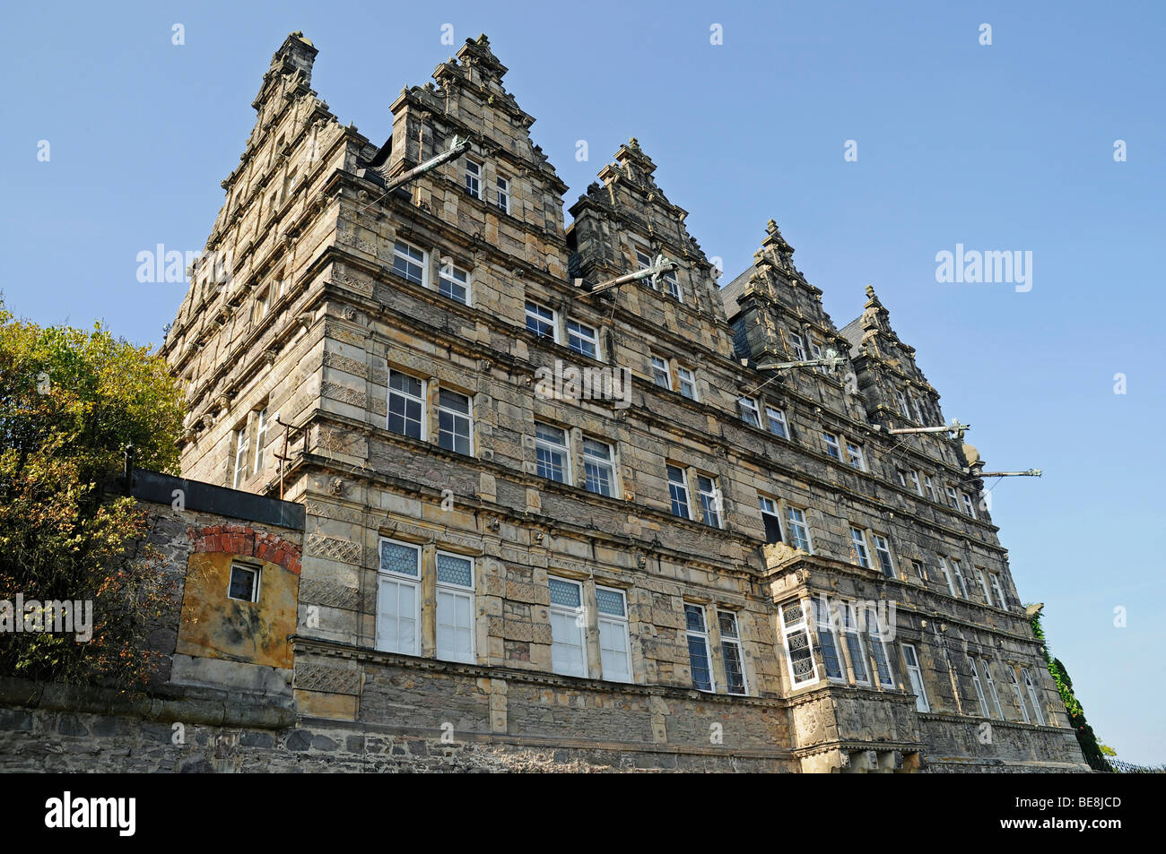 Haemelschenburg Castle, Weser Renaissance, Bad Pyrmont, Hameln, Emmerthal, Lower Saxony, Germany, Europe Stock Photo