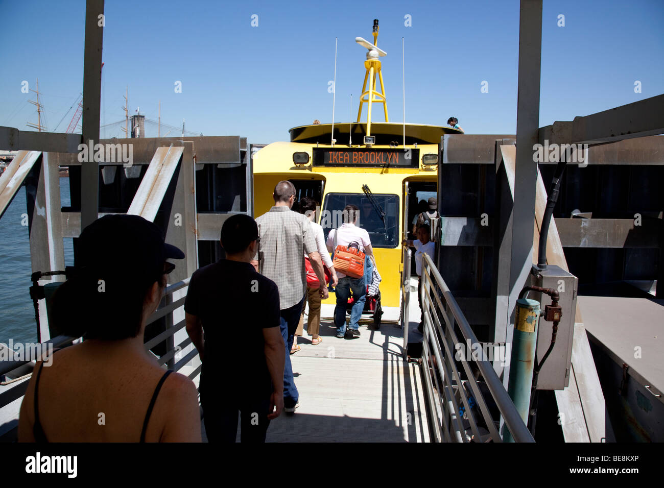 Ikea Free Water Taxi in New York City Stock Photo Alamy