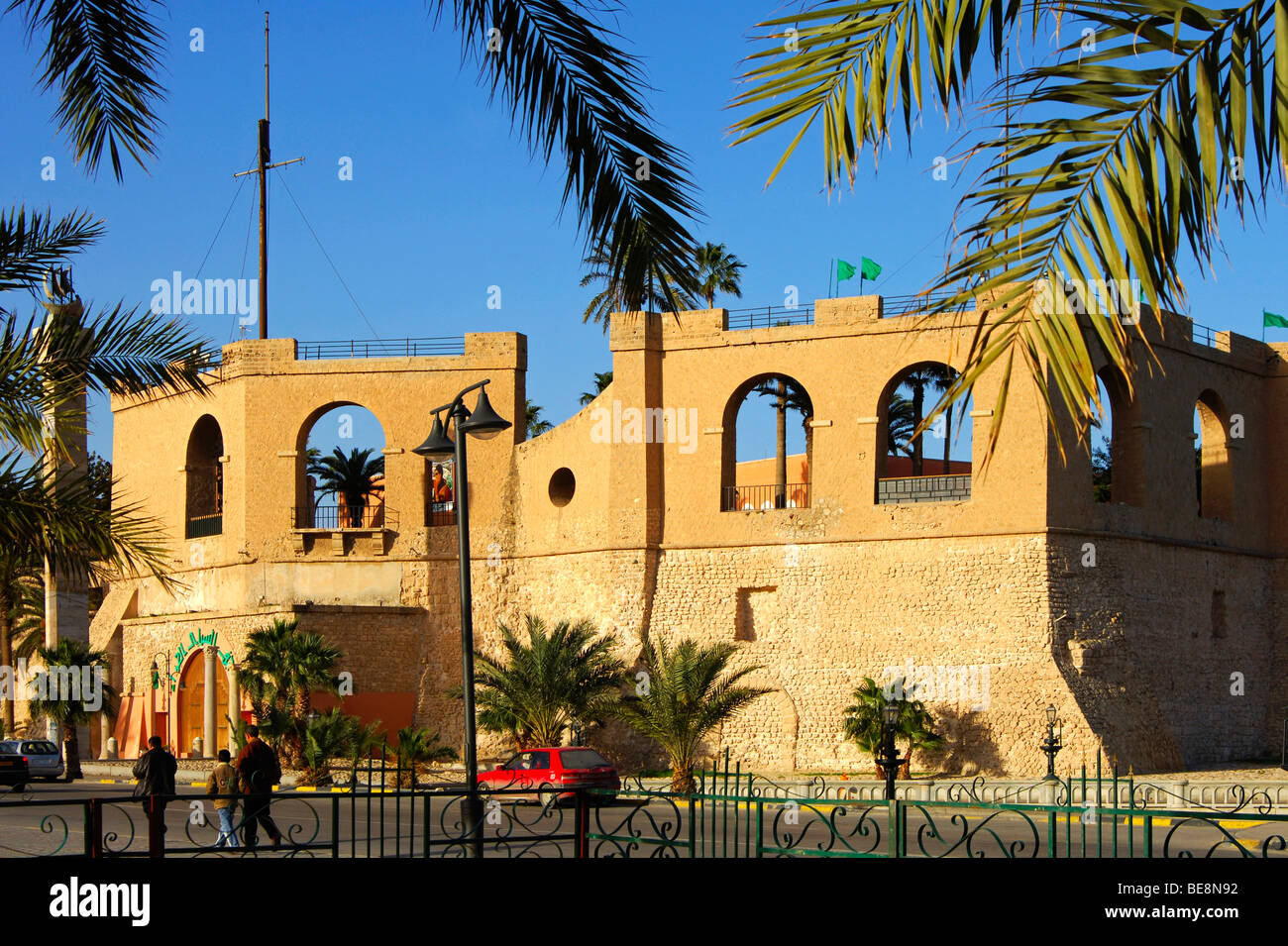 Red Castle, Assai al-Hamra, Tripoli, Libya, Africa Stock Photo