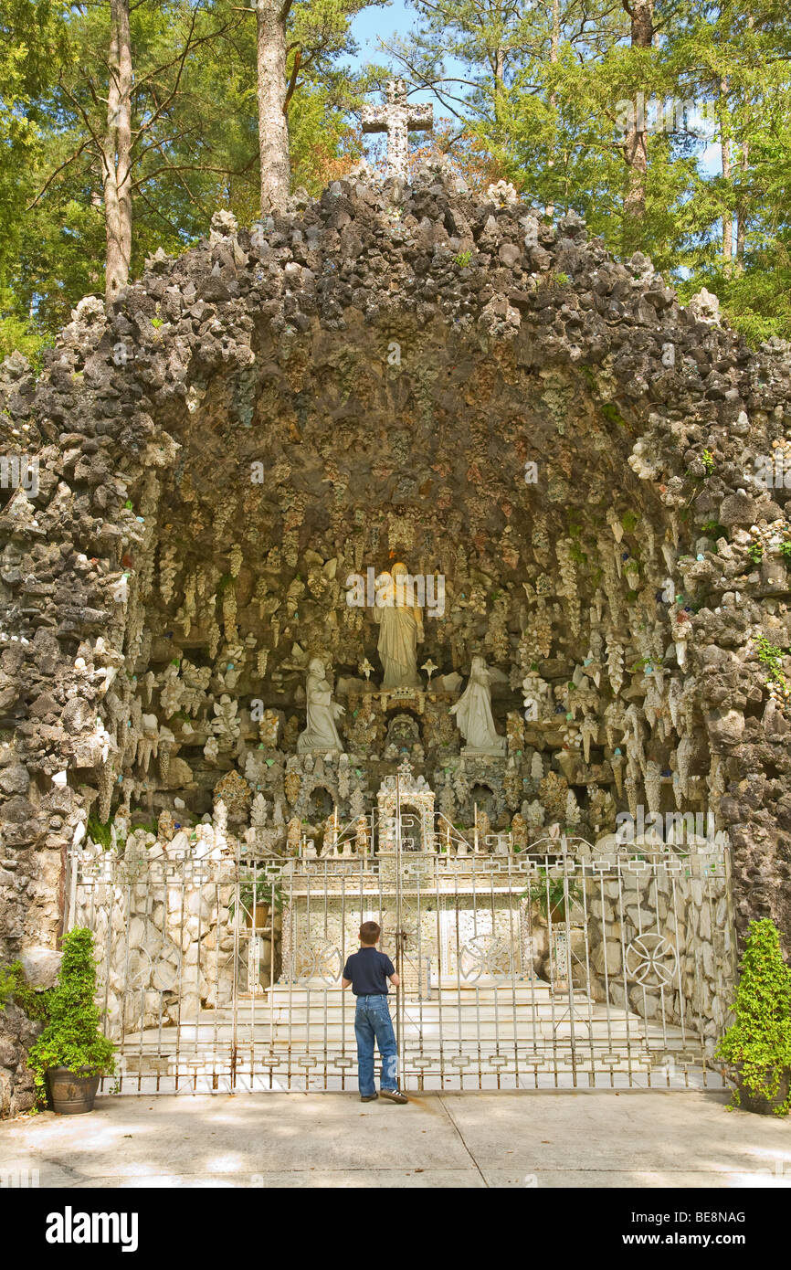 Ave Maria Grotto, on grounds of St. Bernard Abbey, Cullman, Alabama