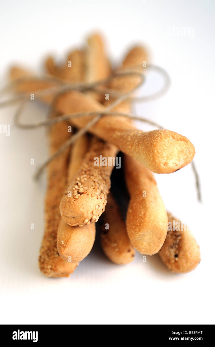 Italian bread sticks Stock Photo Alamy