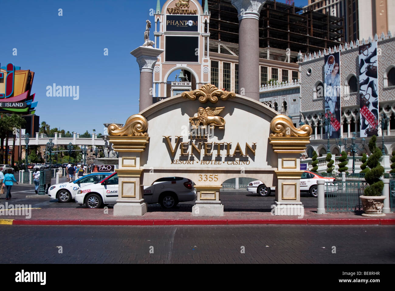 The Venetian Hotel in Las Vegas, Nevada, USA Stock Photo