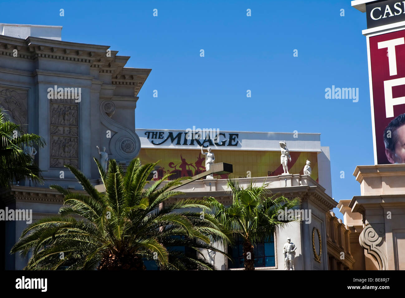 The Mirage Hotel in Las Vegas, Nevada, USA Stock Photo