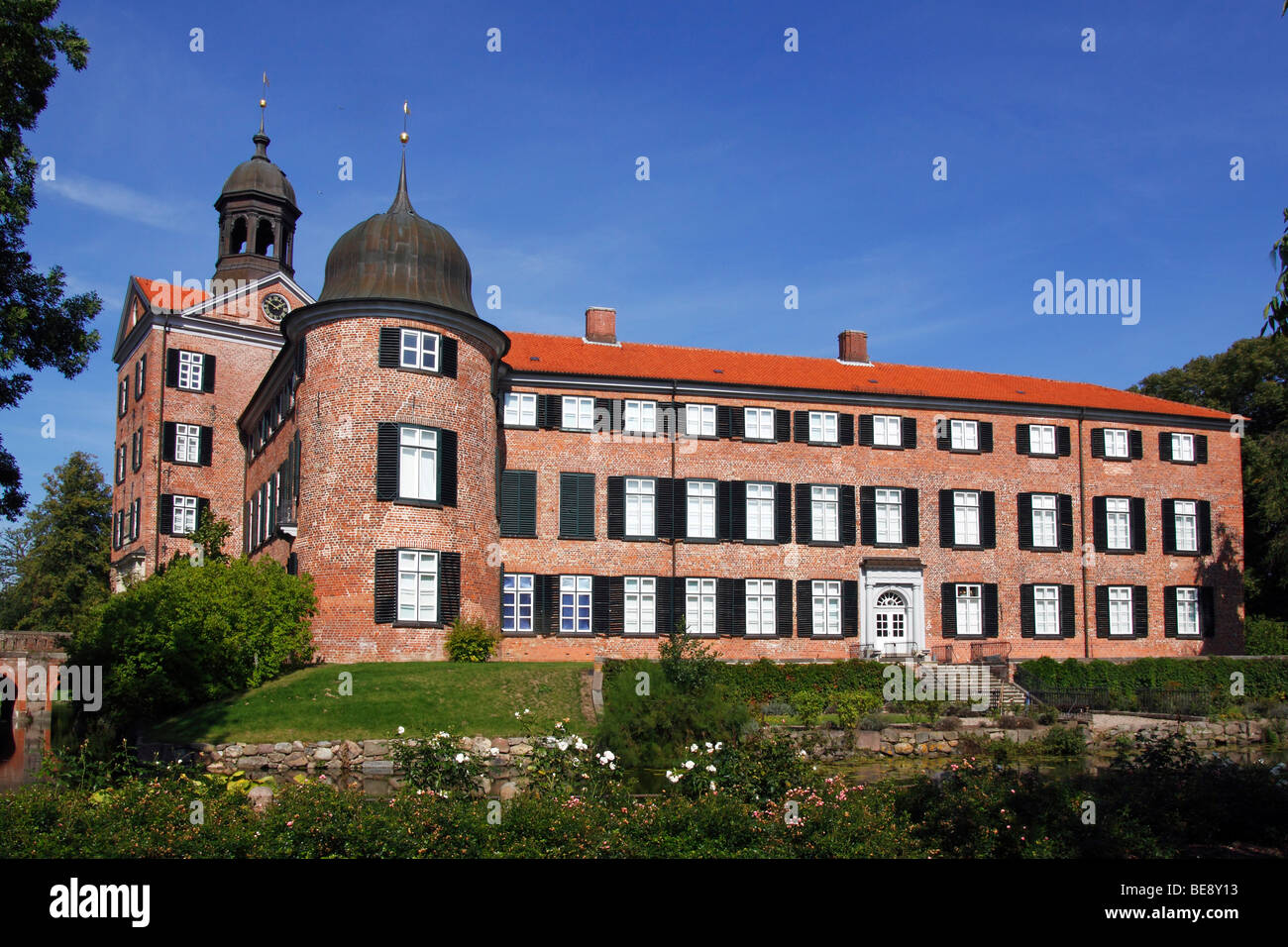 Eutiner Schloss moated castle, Eutin, Ostholstein district, Holstein Switzerland, Schleswig-Holstein, Germany, Europe Stock Photo