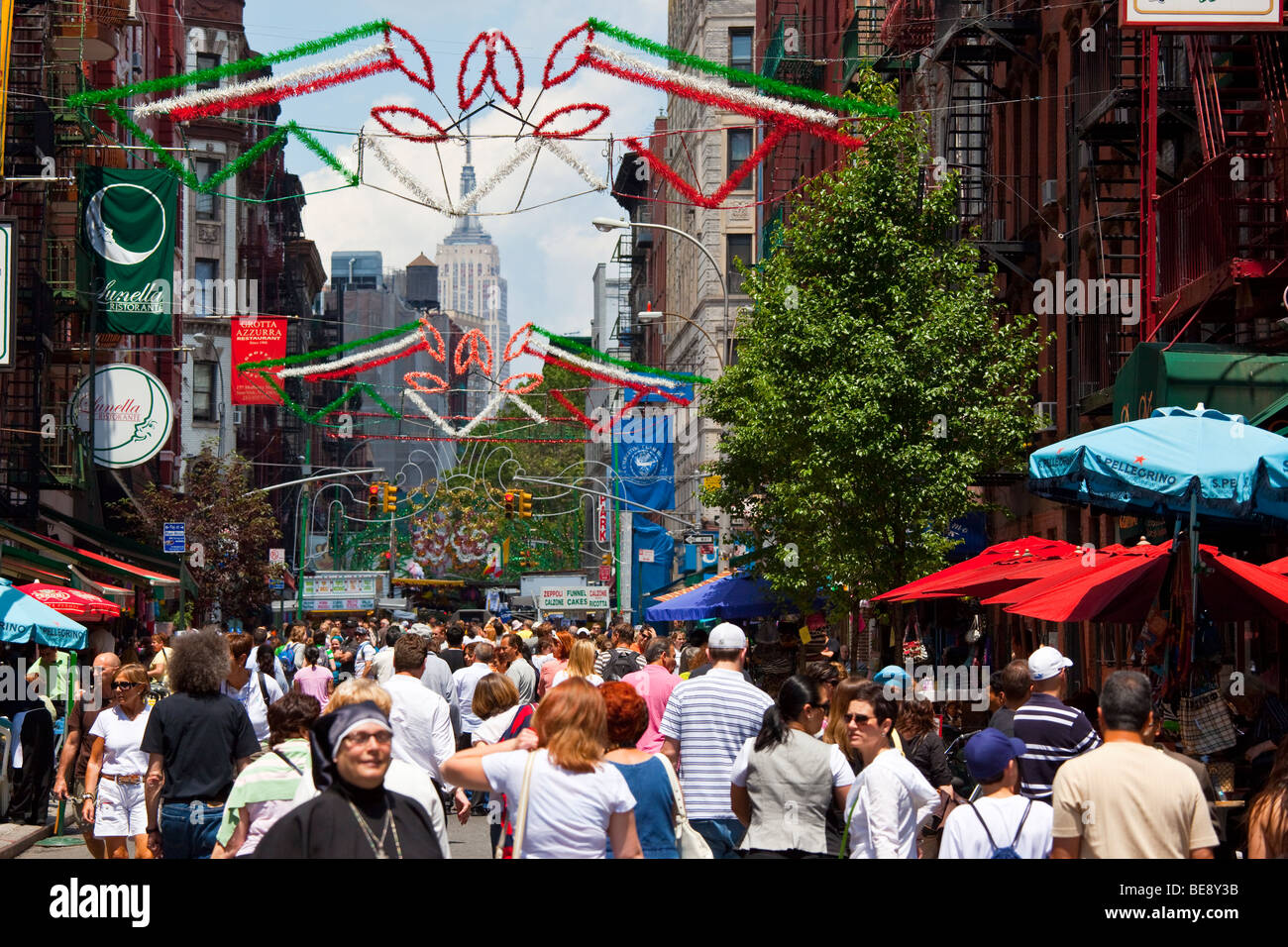 Little Italy in New York City Stock Photo Alamy