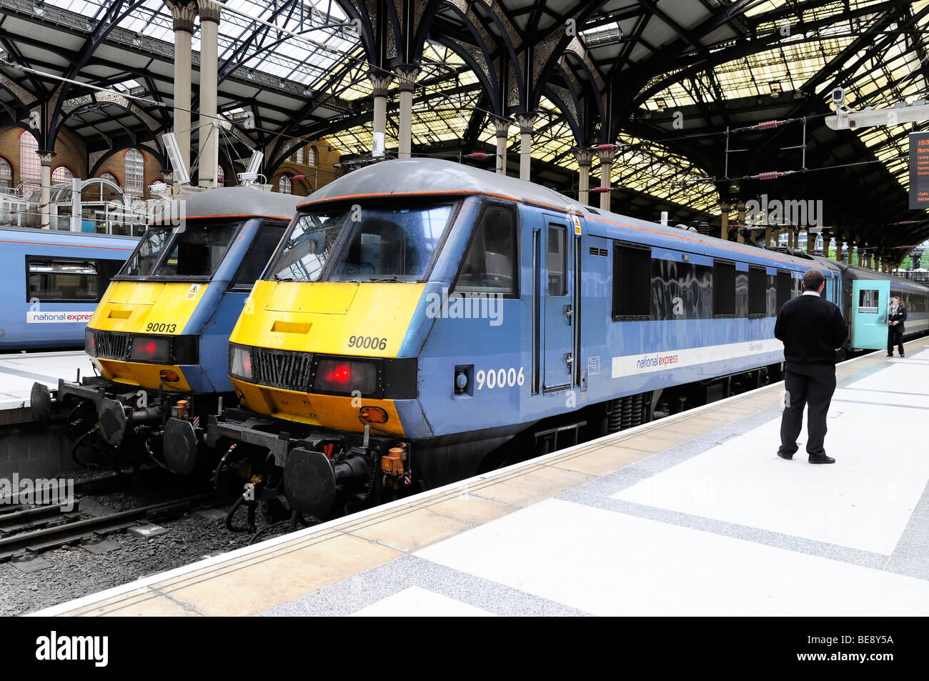 National Express, commuter train, London, England, United Kingdom, Europe Stock Photo