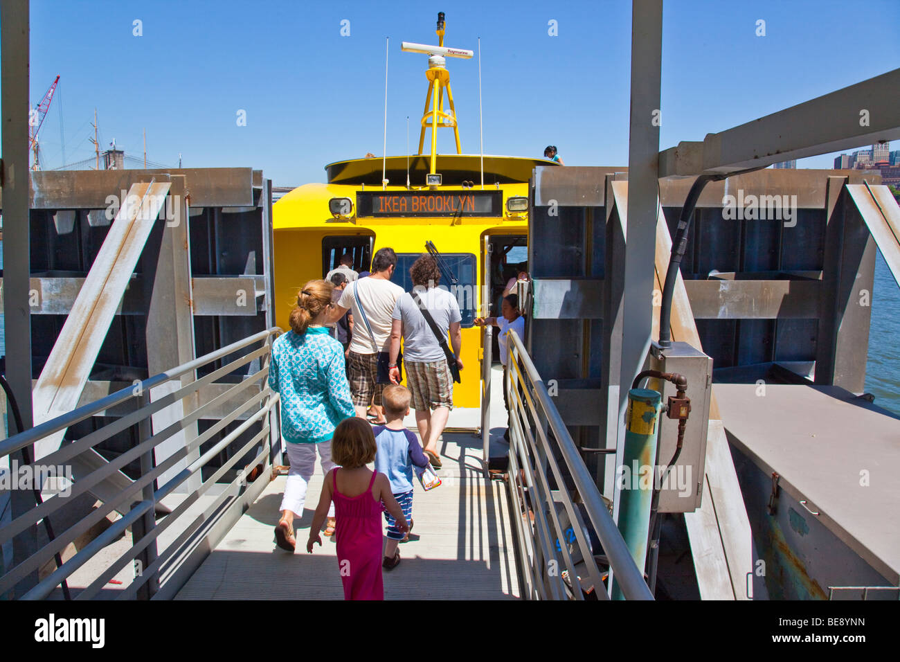 Ikea Free Water Taxi in New York City Stock Photo Alamy