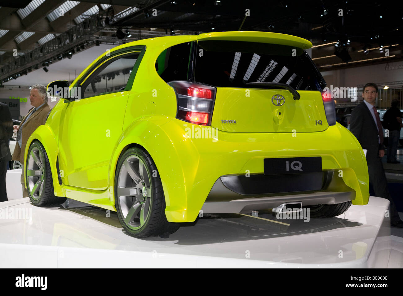 Toyota IQ concept at a European motor show Stock Photo