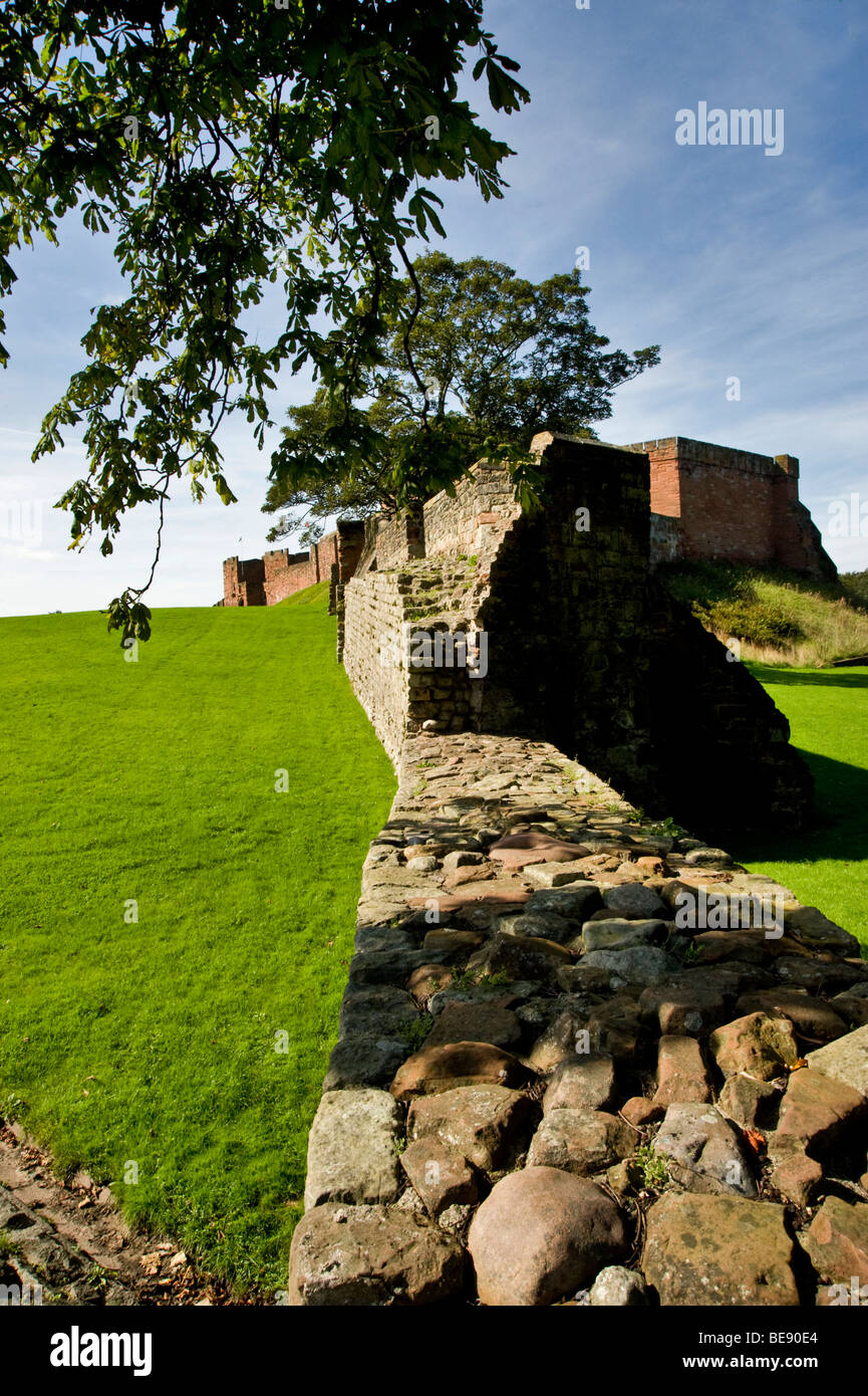 Carlisle Castle, Medieval Fortress, Cumbria, England, UK Stock Photo