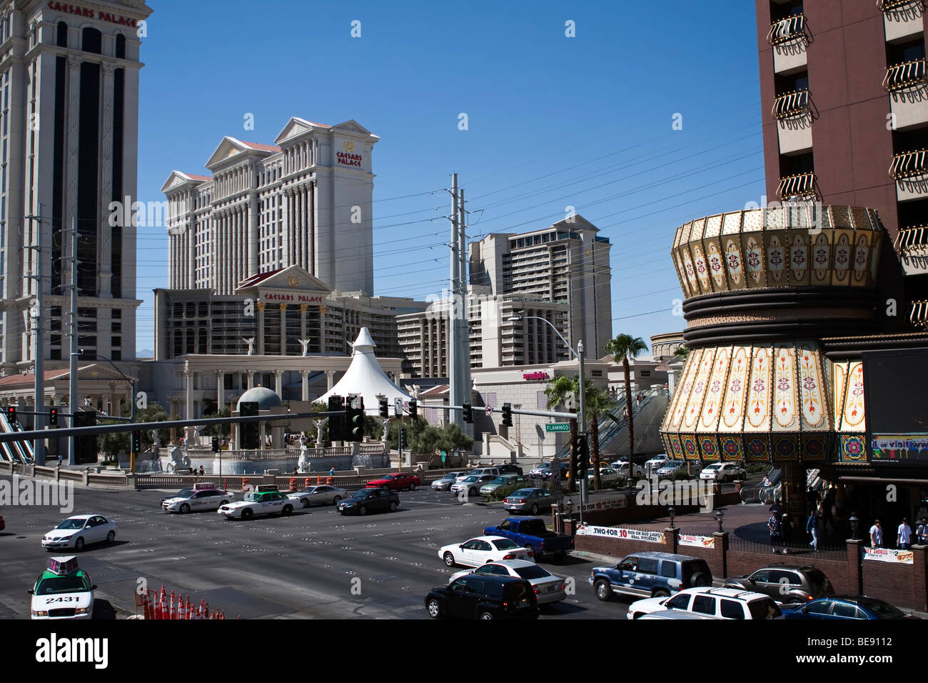 Caesars Palace Hotel in Las Vegas, Nevada, USA Stock Photo