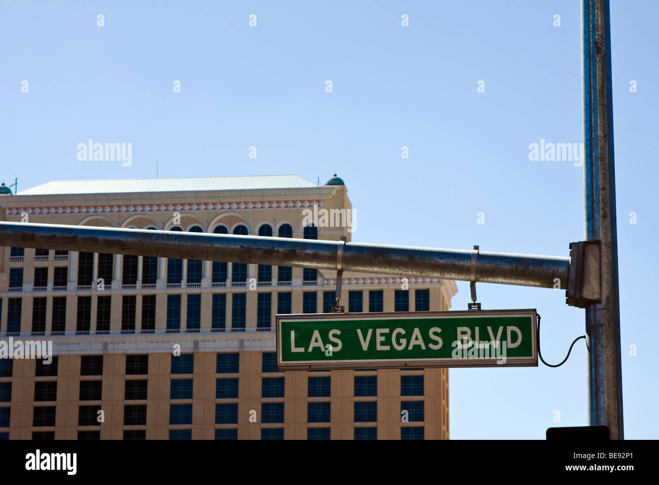 Las Vegas Blvd, Las Vegas, Nevada, USA Stock Photo