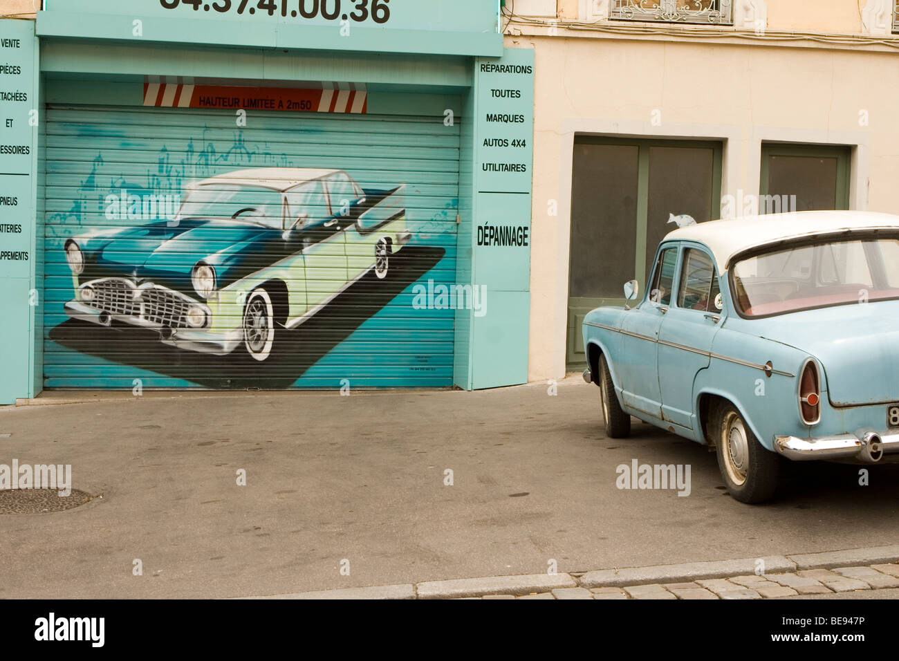 Old french car simca in hi-res stock photography and images - Alamy