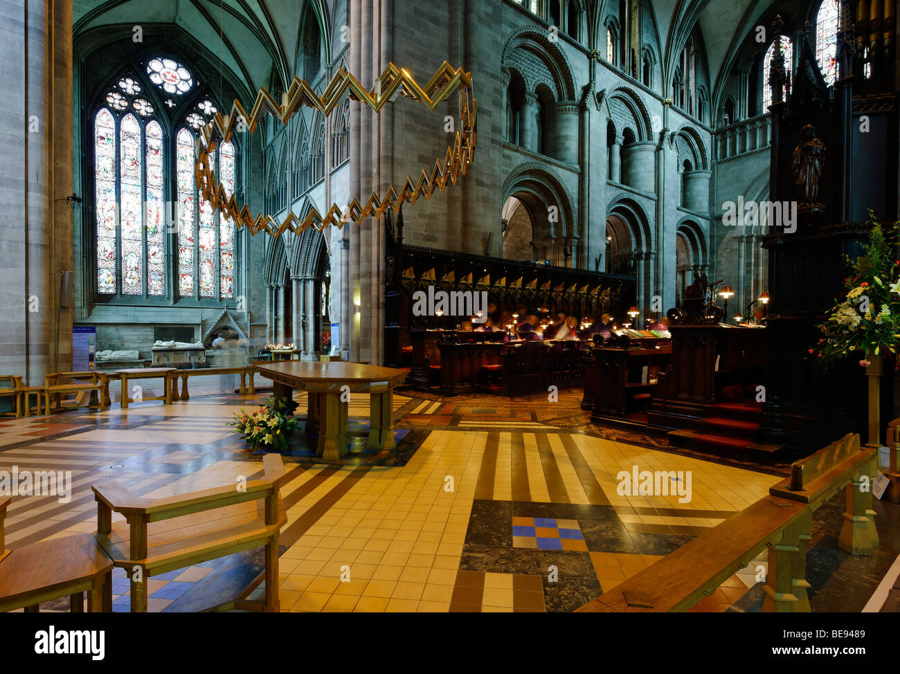 Hereford Cathedral  -  The Choir Stock Photo
