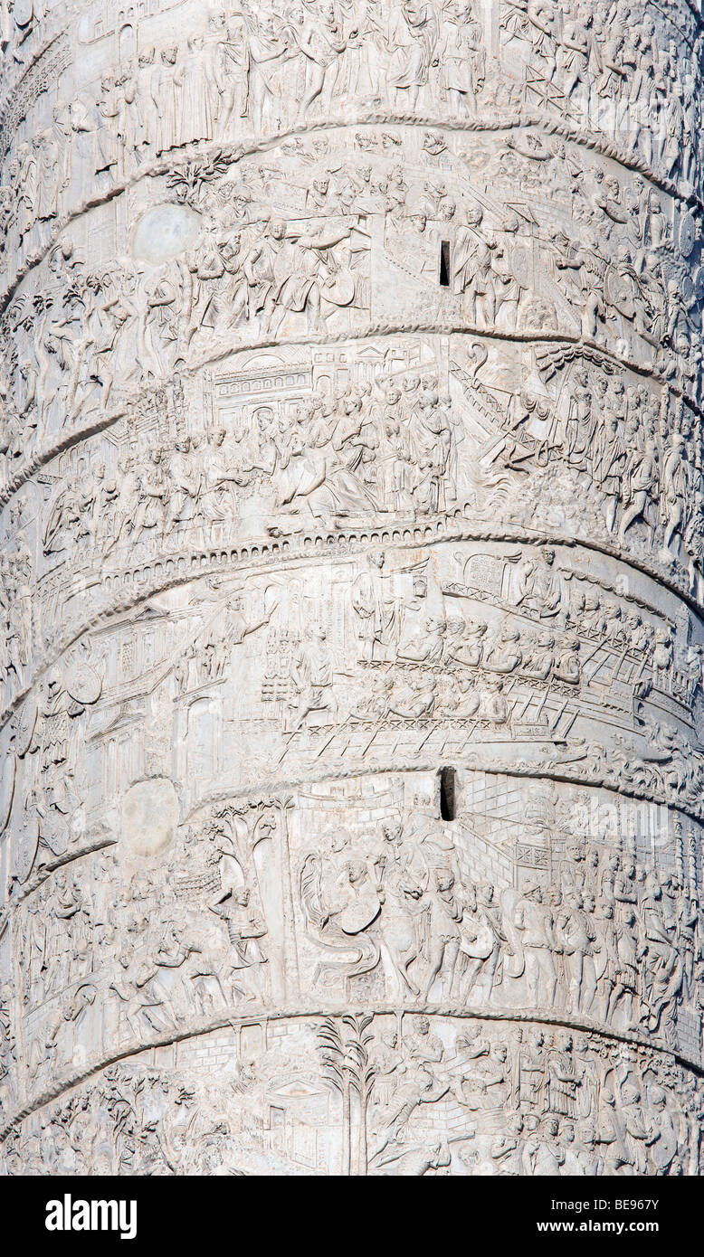 Trajan Column Rome Lettering Emperor trajan detail hi-res stock photography and images - Alamy