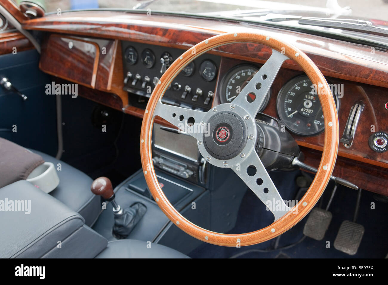  Jaguar Mk 2 dashboard  Stock Photo Alamy