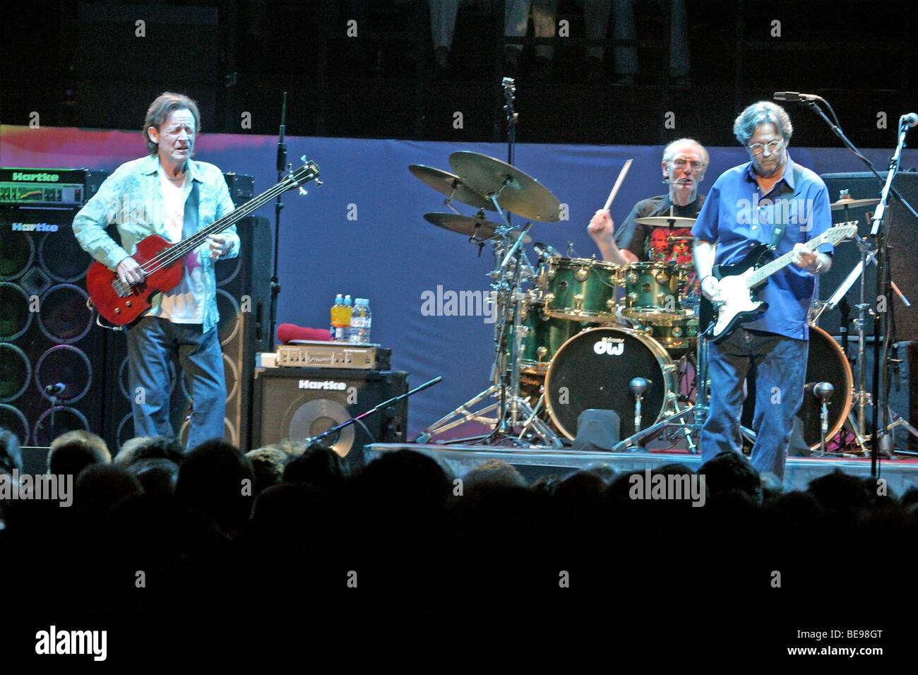 CREAM Reunion at the Albert Hall, London, 5 May 2005. From left Jack