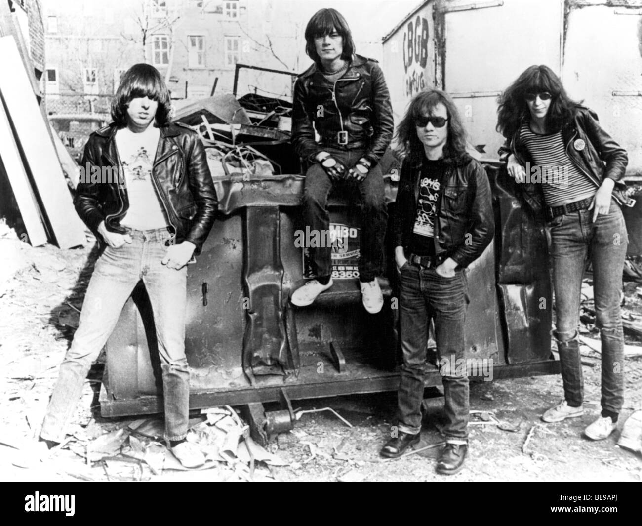 RAMONES - US rock group about 1979 Stock Photo