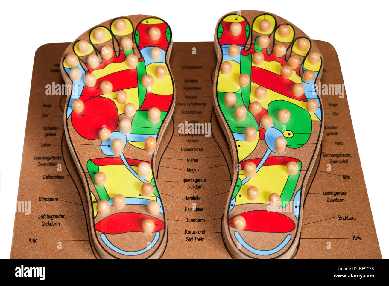 Acupressure points online on the foot