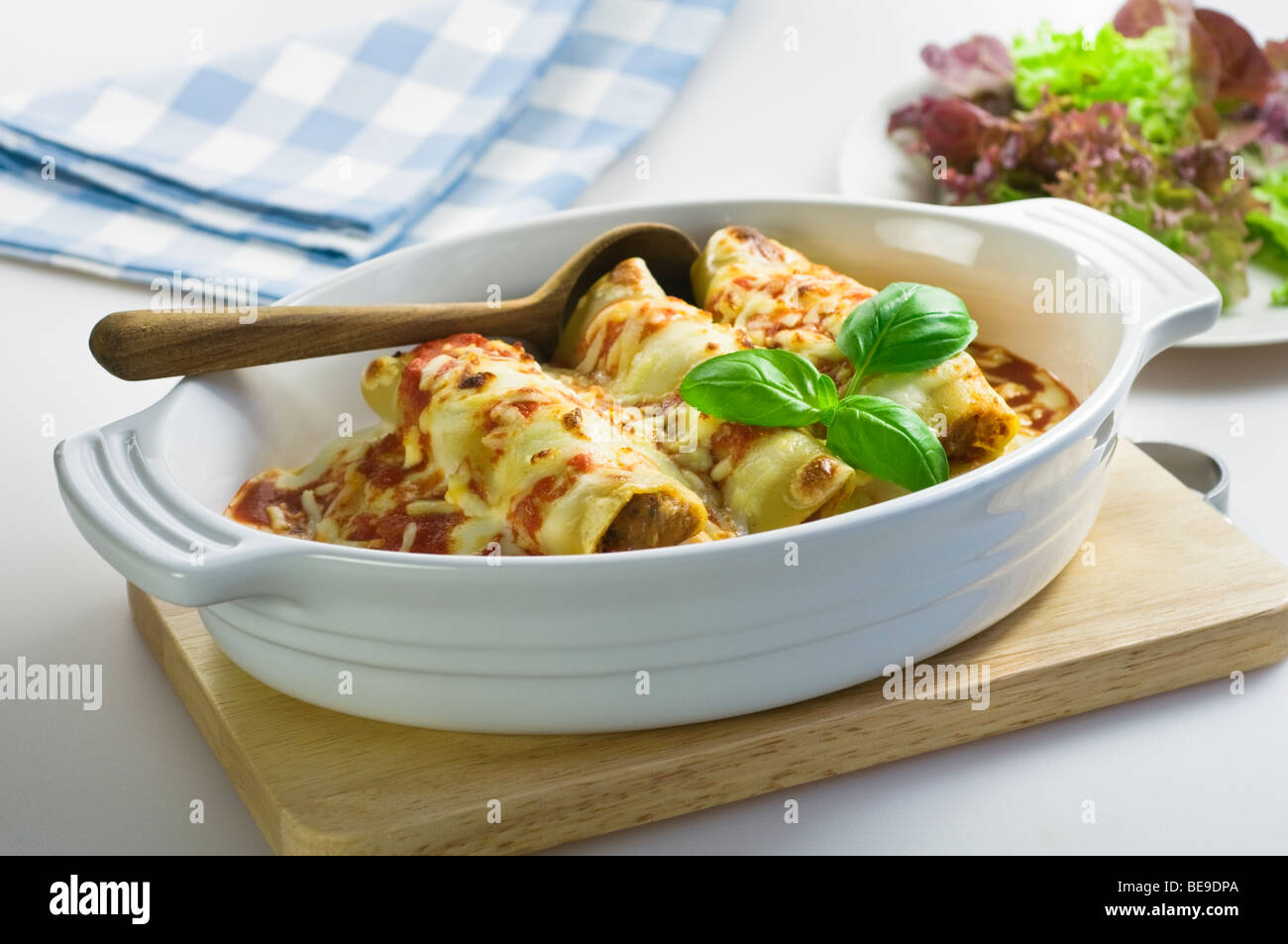 Cannelloni Italian Food Italy Stock Photo Alamy