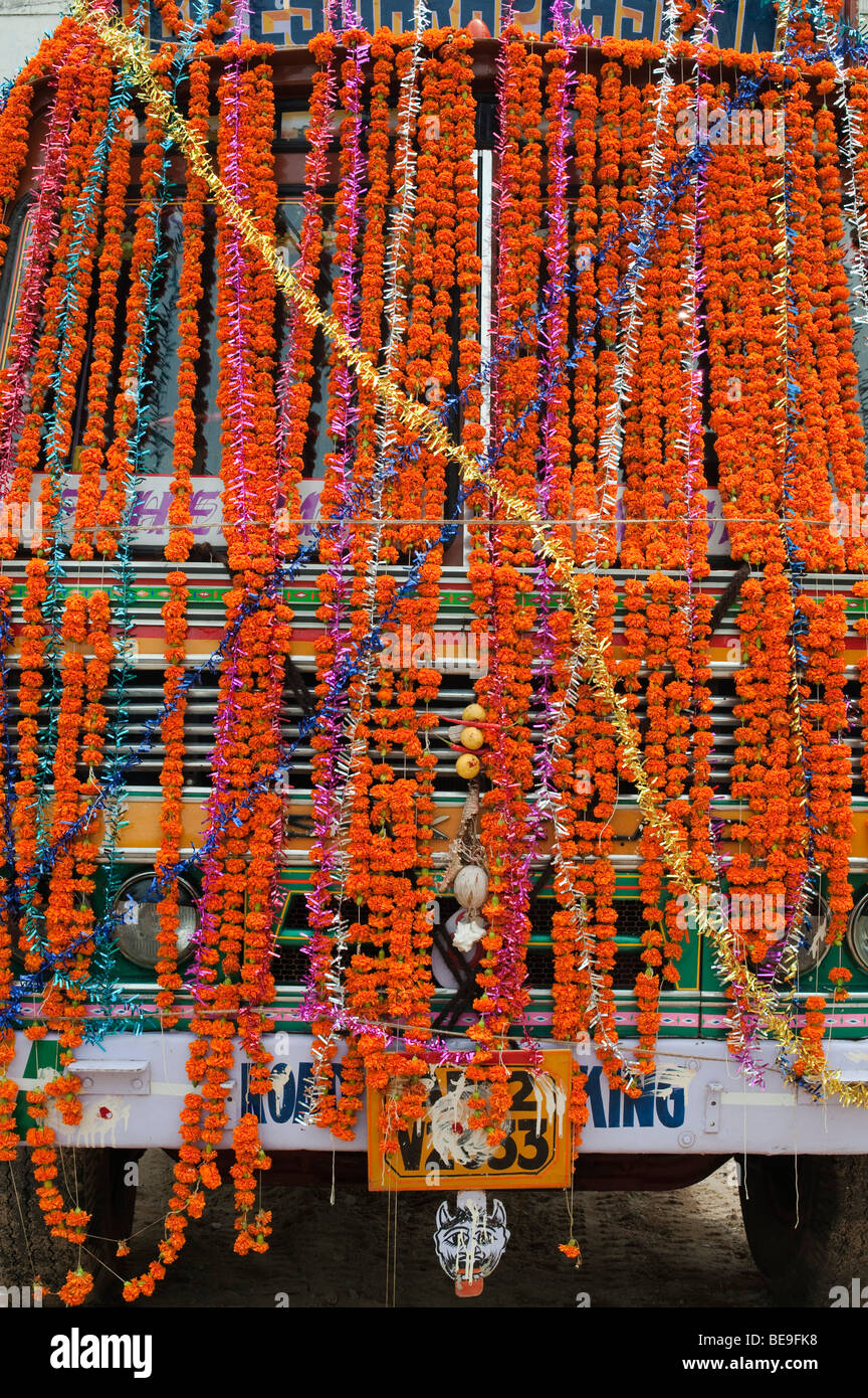 Garlands For Hindu Puja High Resolution Stock Photography and Images