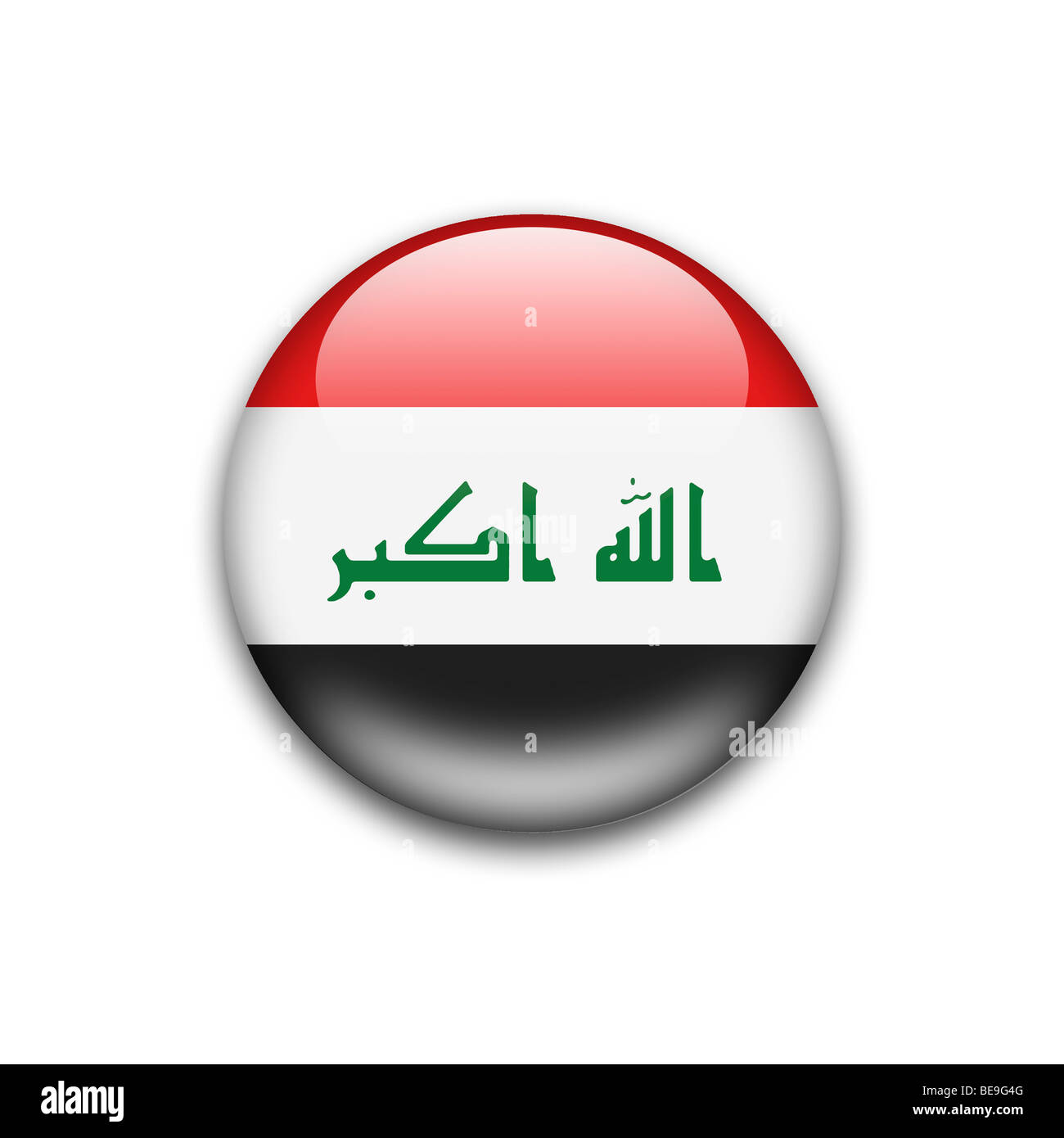 High-quality image of the iraqi national flag on Craiyon