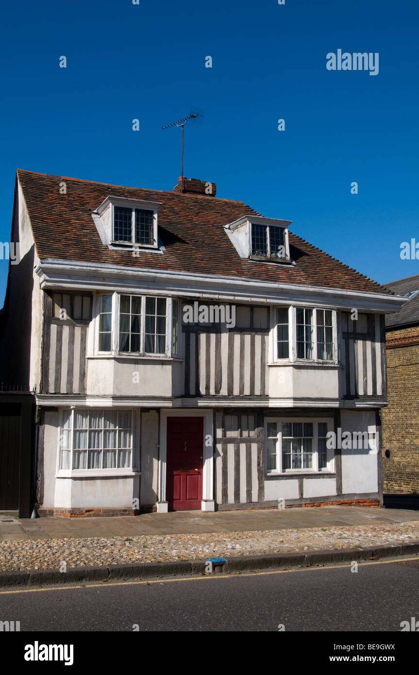 Faversham Town Kent england UK house in court street Stock Photo Alamy