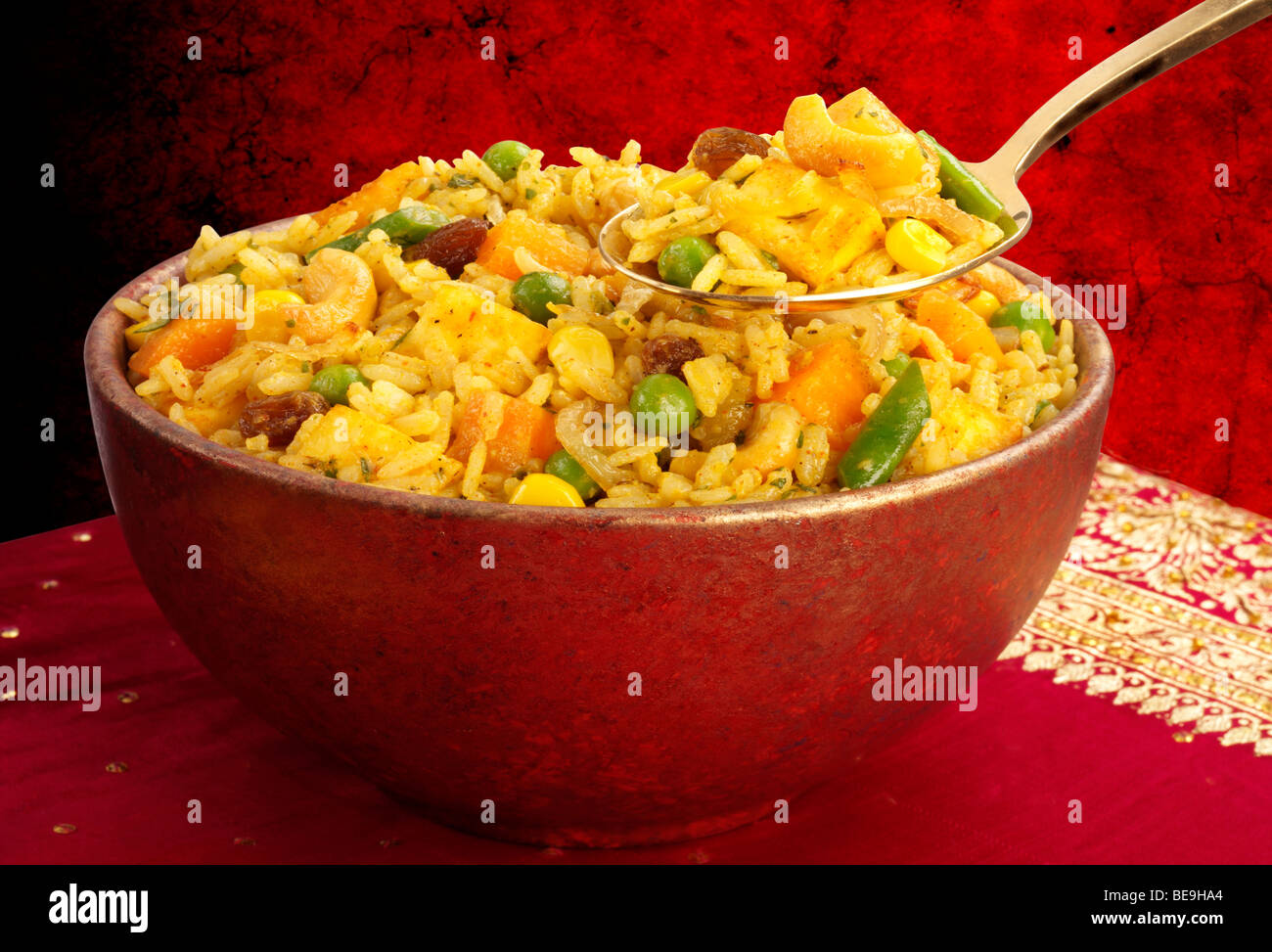 INDIAN BIRYANI RICE Stock Photo - Alamy