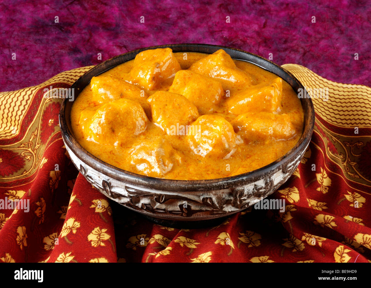 INDIAN BUTTER CHICKEN CURRY Stock Photo - Alamy