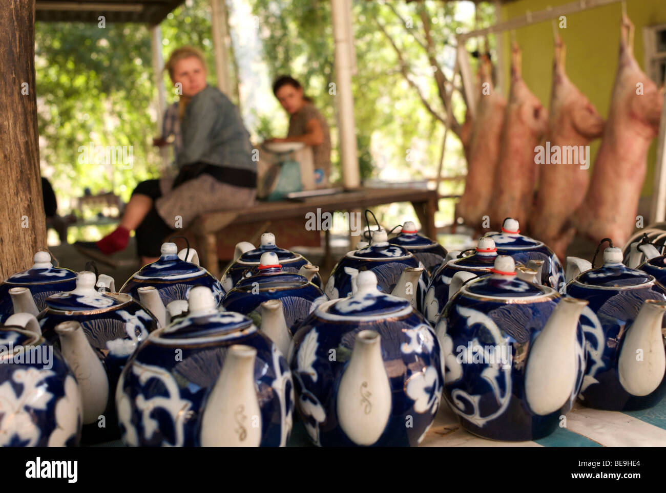 Ferghana (or Farghana) (Uzbekistan) : Restaurant Stock Photo