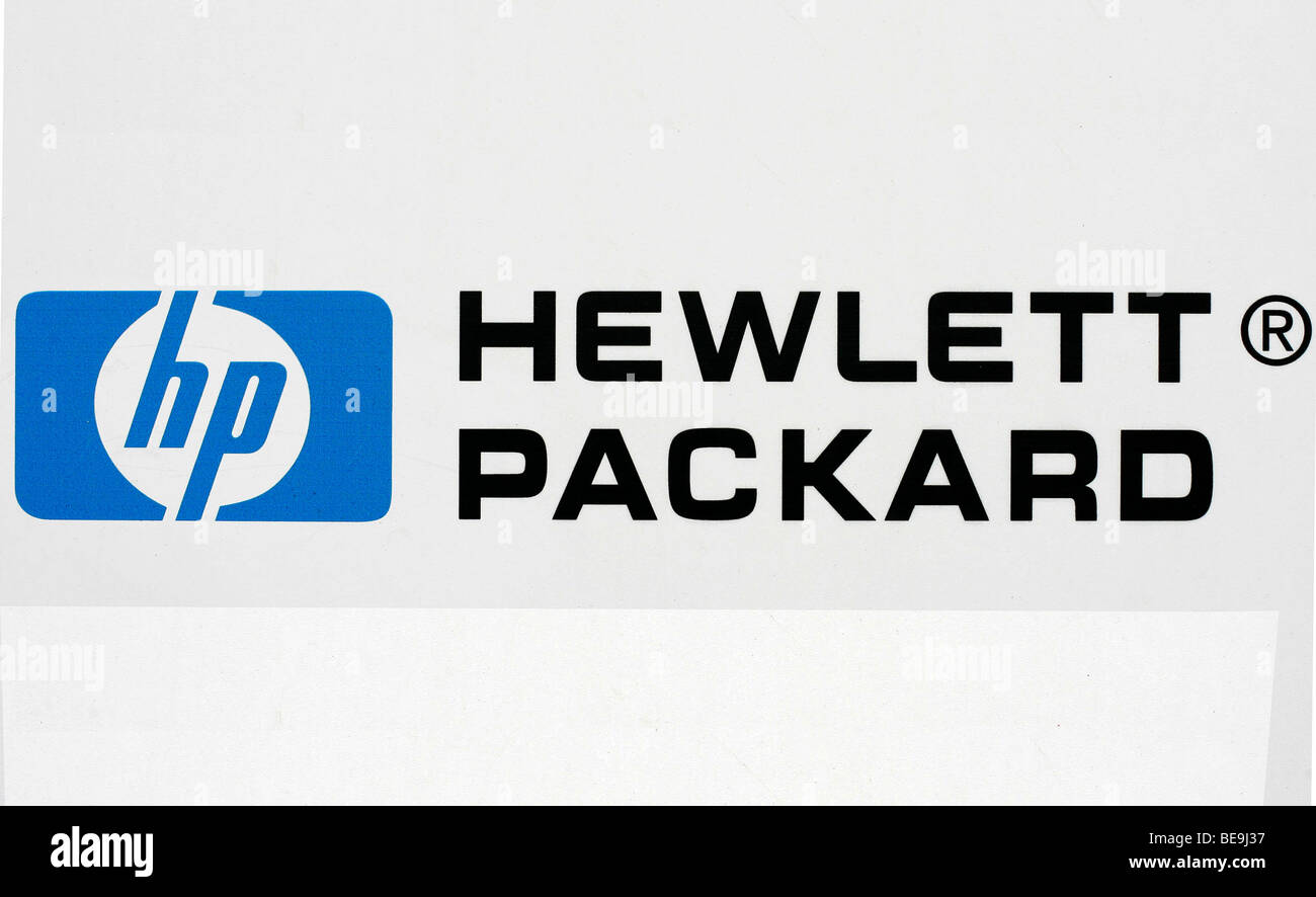 Logo of "Hewlett Packard Stock Photo Alamy