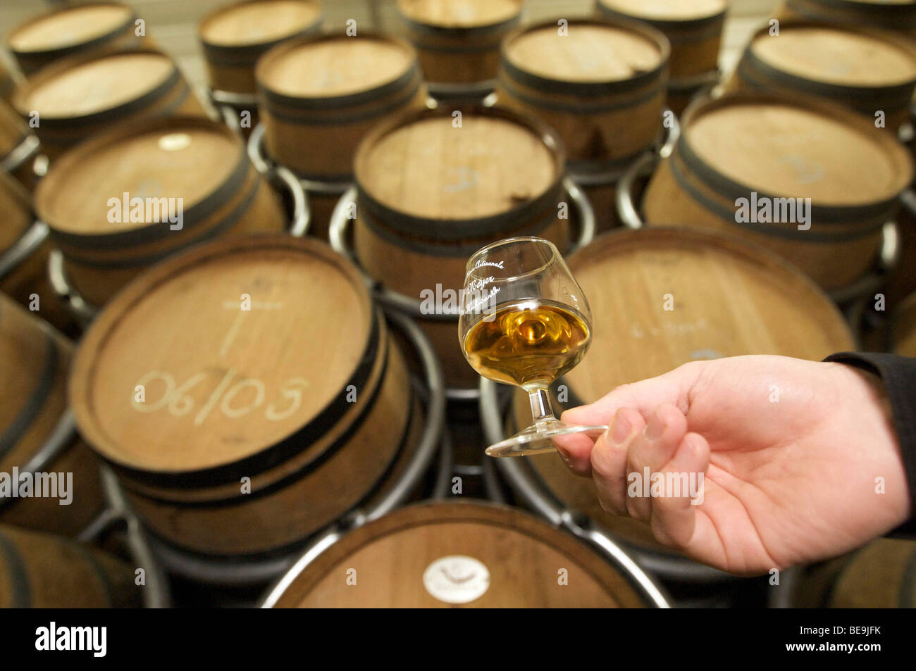 Distillerie Meyer, Alsacian Whisky producer Stock Photo