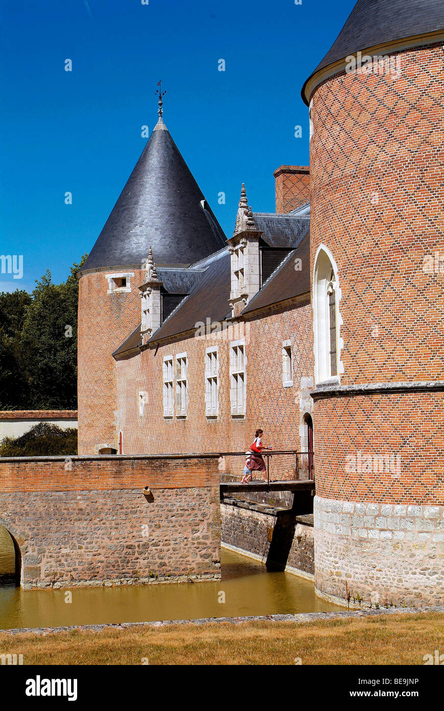 Chilleurs aux Bois (45) : the "Château de Chamerolles" castle Stock Photo