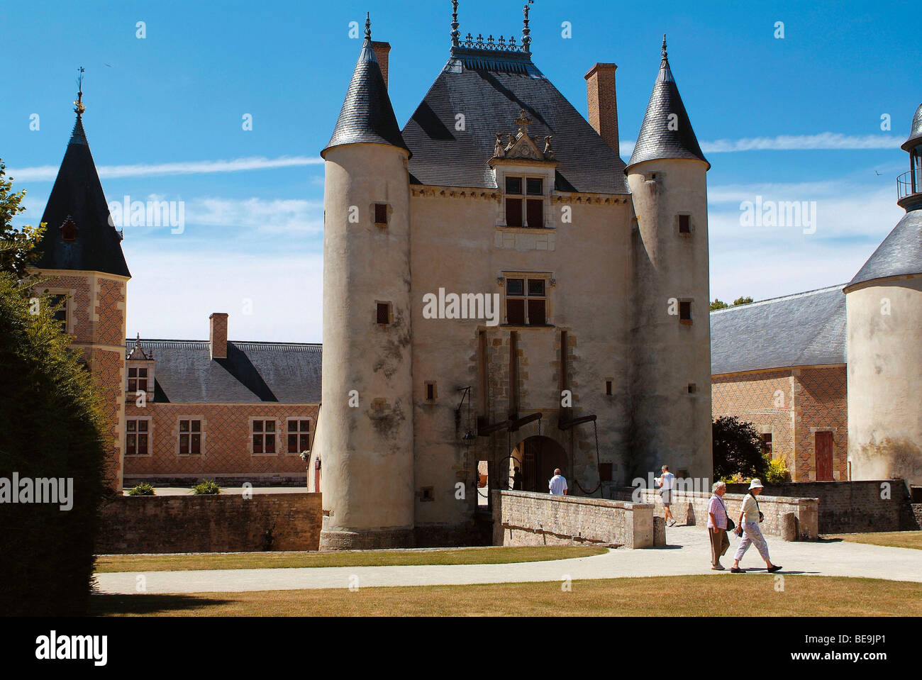 Chilleurs aux Bois (45) : the "Château de Chamerolles" castle Stock Photo