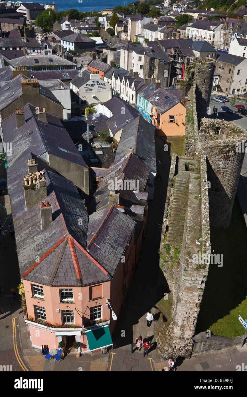Caernarfon aerial hires stock photography and images Alamy