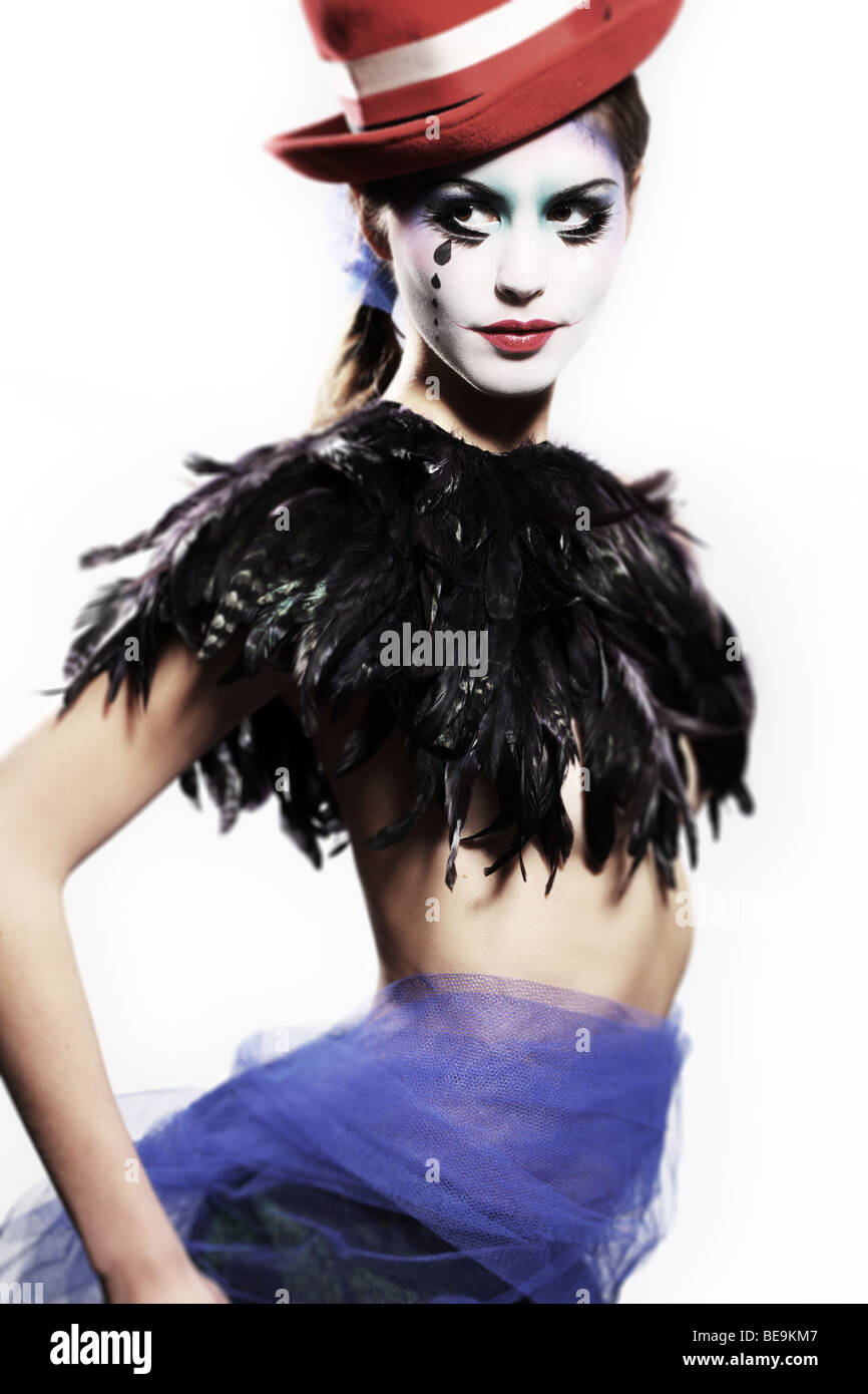 Beautiful clown portraits Stock Photo - Alamy