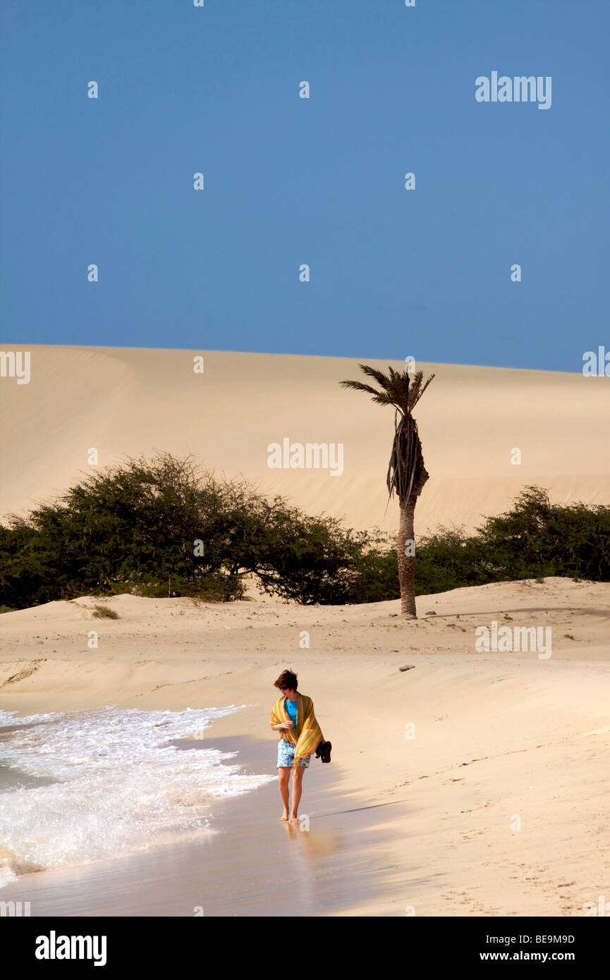 Boa Vista island (Republic of Cape Verde) : Praia de Chavez Stock Photo