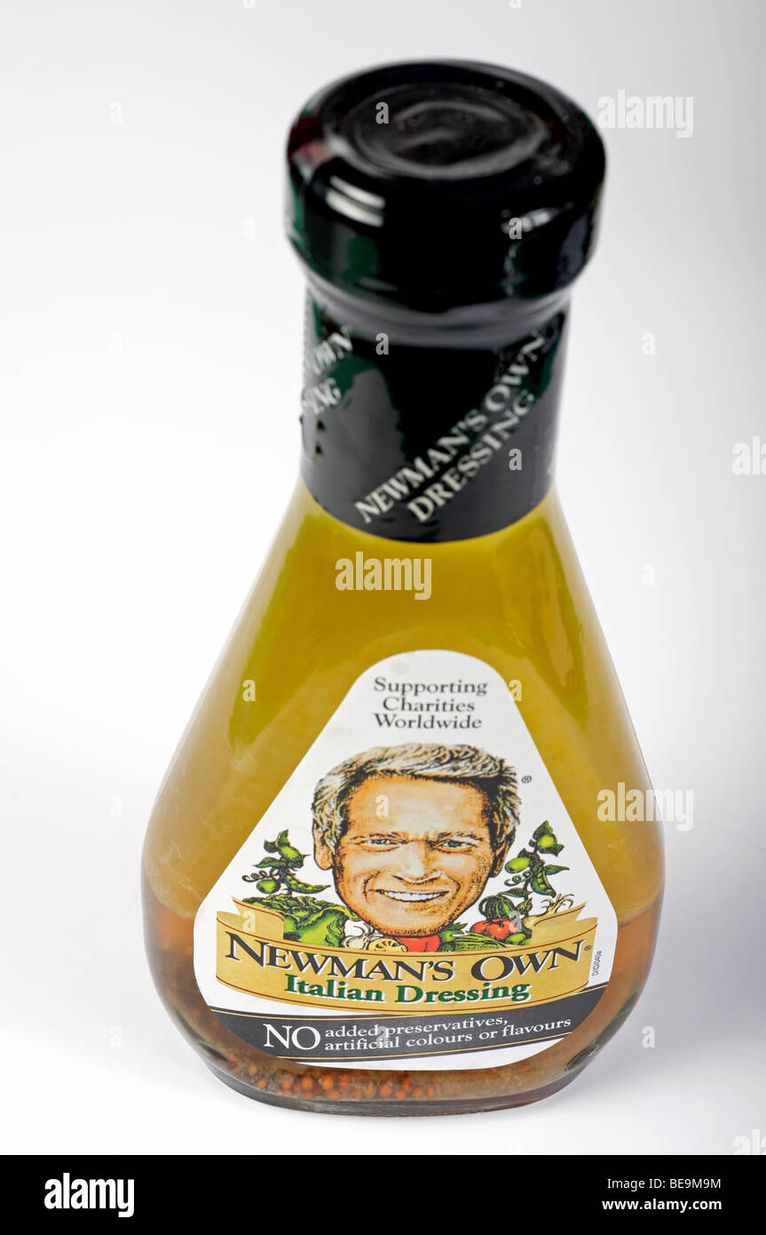 Newman's Own salad dressing Stock Photo