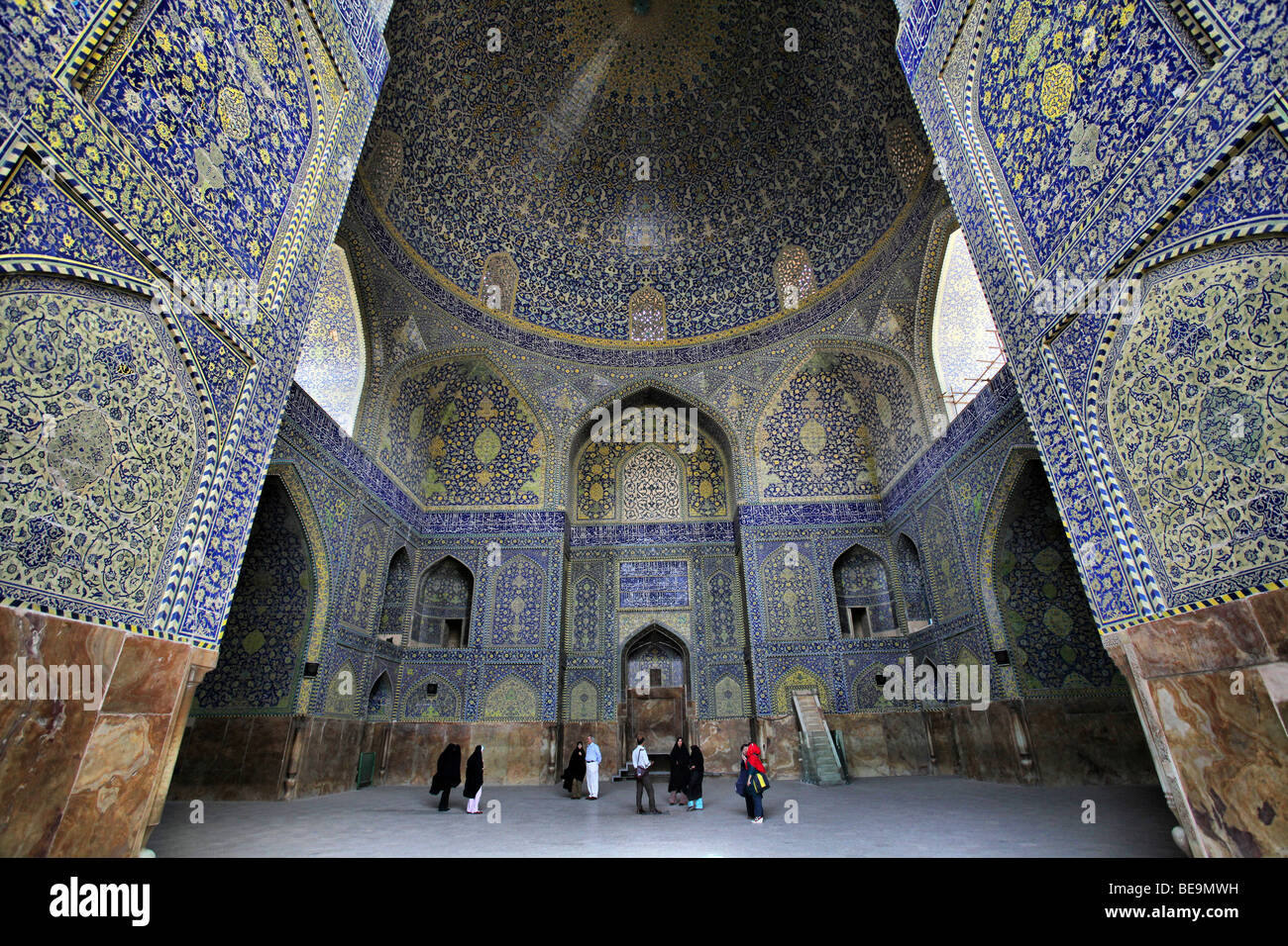 Iran, Isfahan (Ispahan or Hispahan): Shah Mosque. (2009/06/16) Stock Photo
