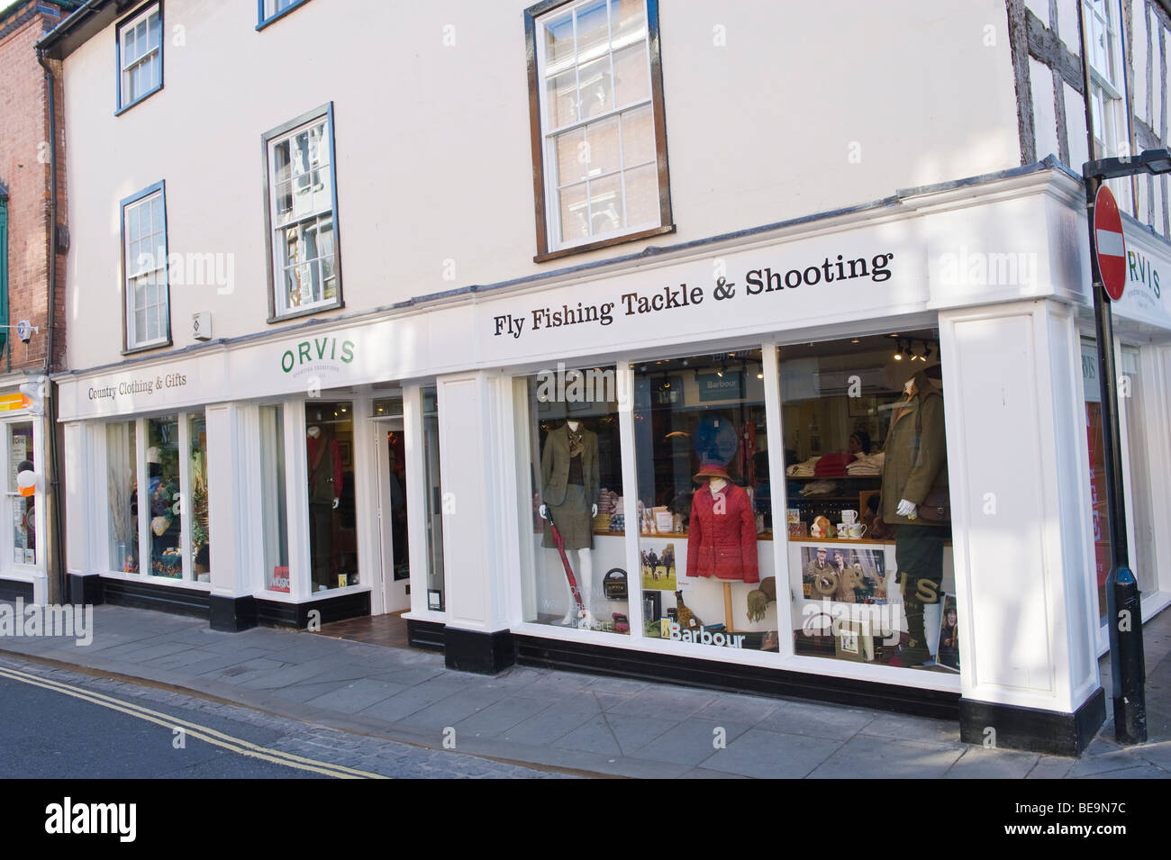 Orvis outdoor clothing and sports shop Ludlow Shropshire England UK
