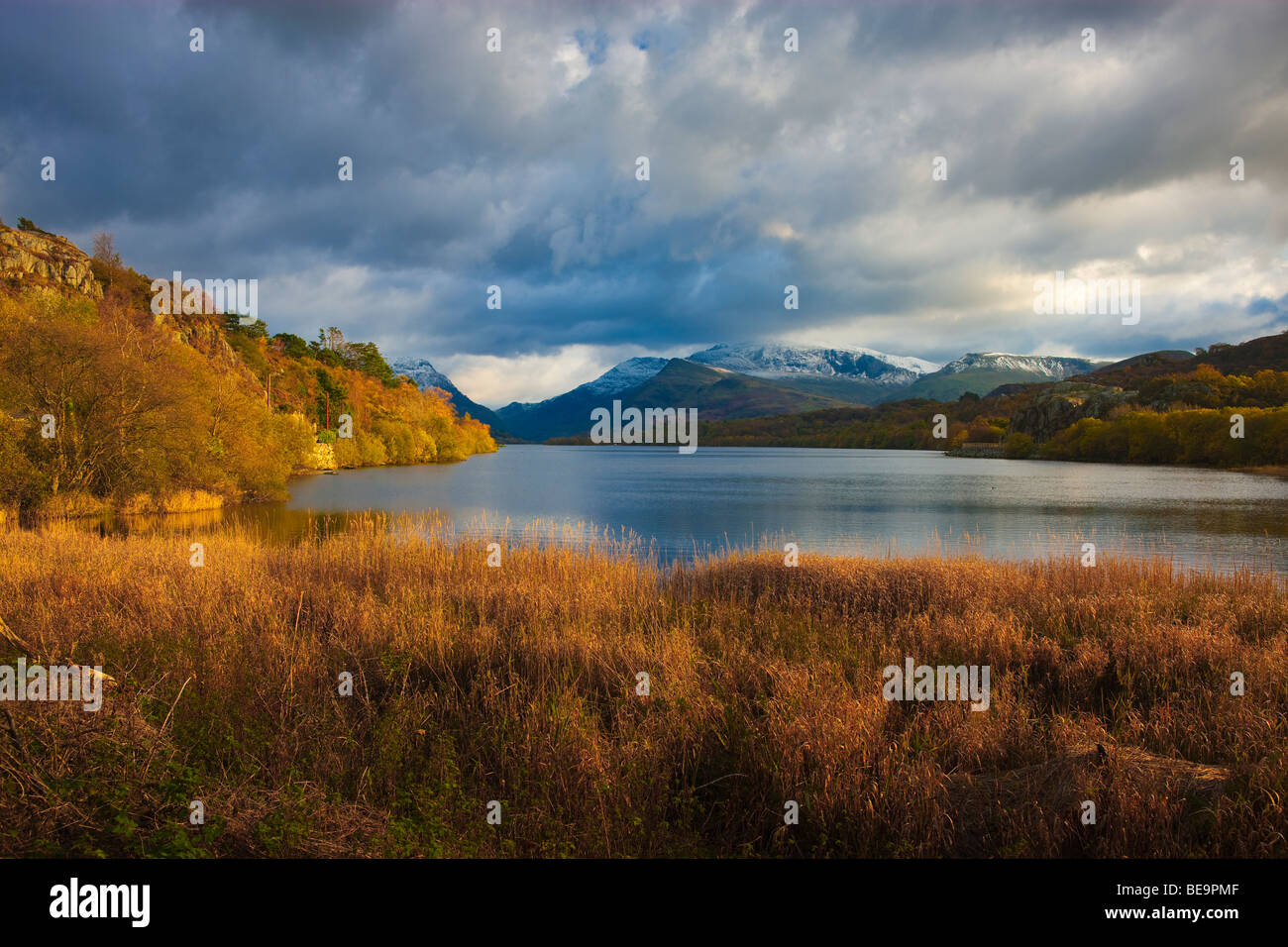 Llyn Padarn Llanberis Gwynedd Wales Stock Photo Alamy