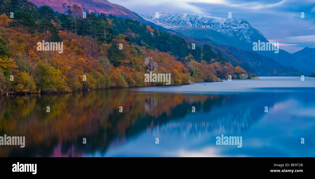 Llyn Padarn Llanberis Gwynedd Wales Stock Photo Alamy