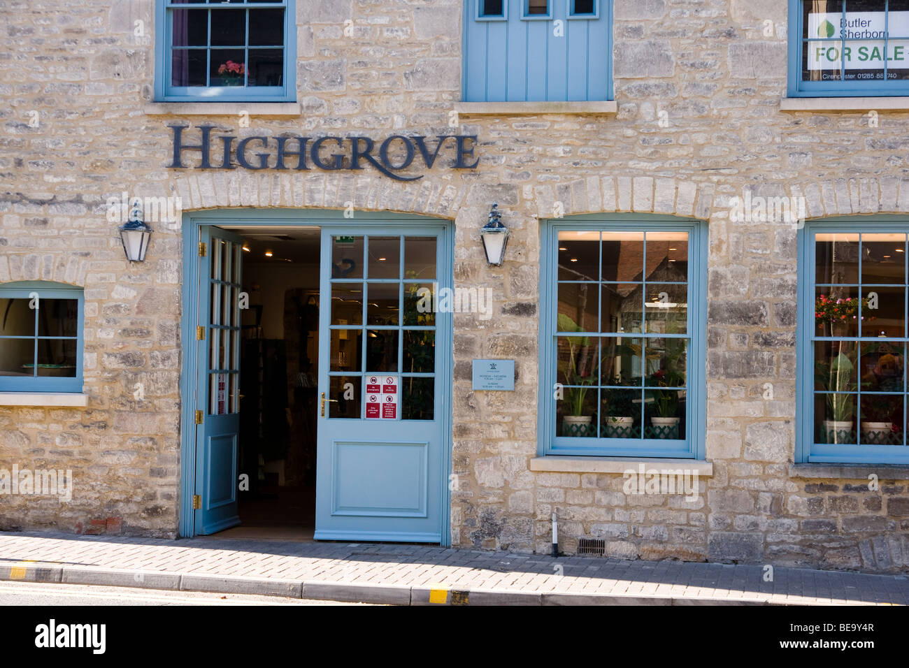HighGrove shop Tetbury Gloucestershire England UK Stock Photo