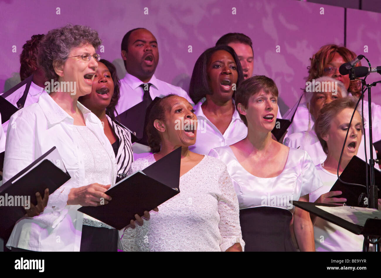 Pittsburgh, Pennsylvania - The Pittsburgh Gospel Choir. Stock Photo