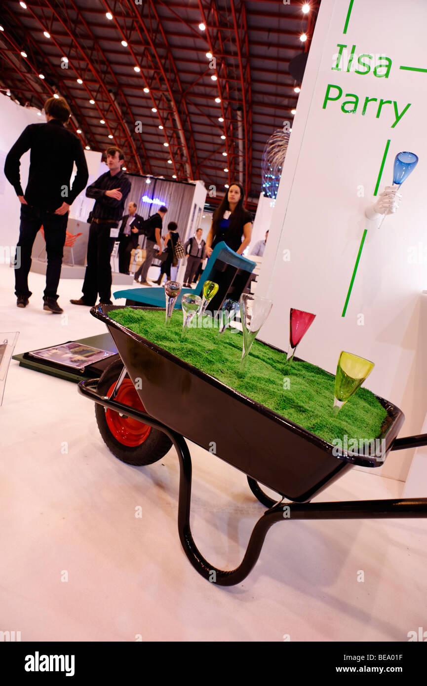 Ilsa Parry stand who featured on BBC2 'Design for Life'. 100% Design London show. Earls Court 2009 Stock Photo