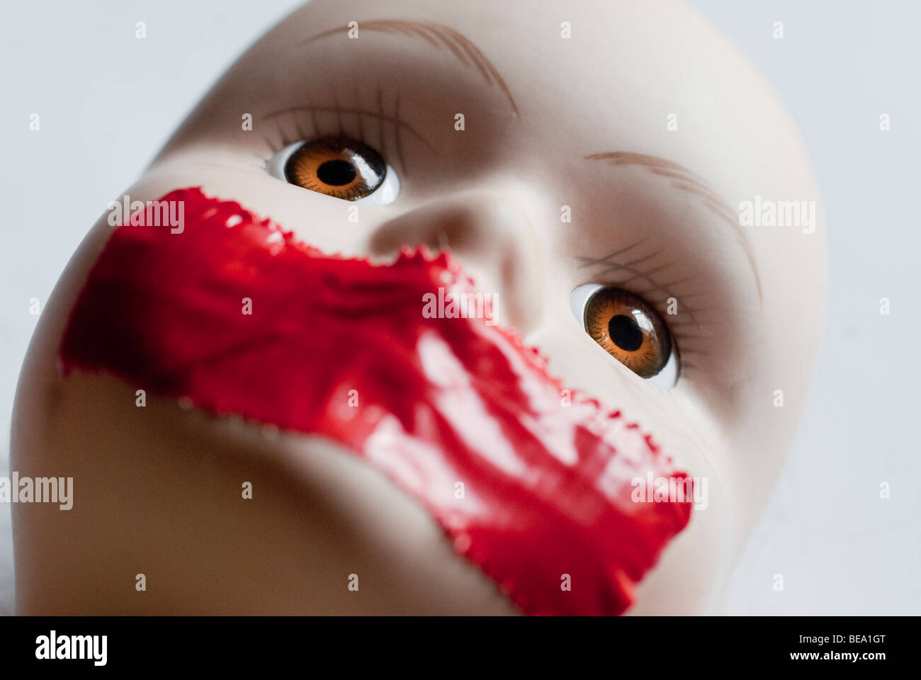 Free stories female domination pantyhose Tape face doll