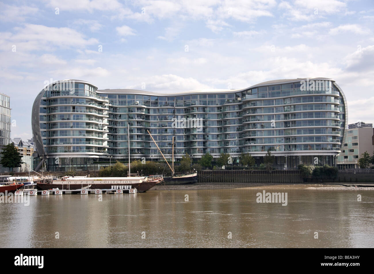 Albion Riverside Apartments on River Thames, Battersea, London Borough
