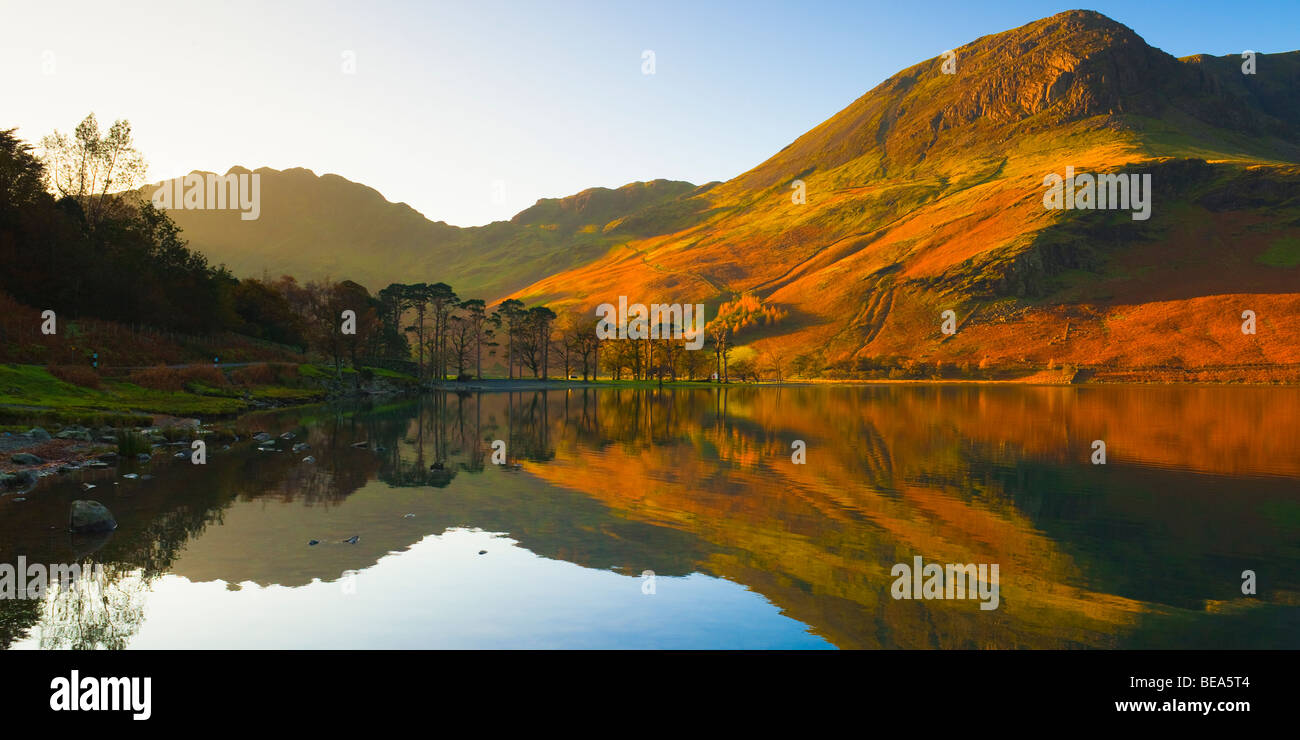 Lake Buttermere Lake District National Park Cumbria England Stock Photo ...